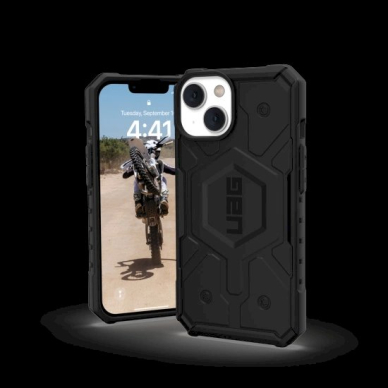 UAG Pathfinder - Apsauginis dėklas skirta iPhone 14 Plus, pritaikyta su MagSafe (Juodas) 1 UAG Pathfinder - Apsauginis dėklas skirta iPhone 14 Plus, pritaikyta su MagSafe (Juodas) 1
