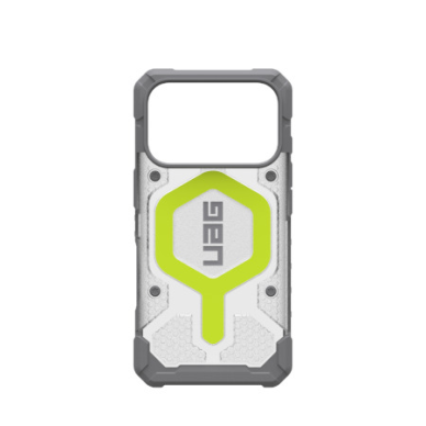 iPhone 17 Pro UAG Pathfinder Clear MagSafe dėklas – neoninis pilkas 2