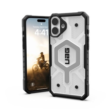 iPhone 16 Plus – UAG Pathfinder Clear MagSafe dėklas - Baltas 2