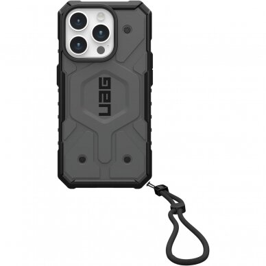 UAG Pathfinder Magsafe - Apsauginis dėklas skirta iPhone 15 Pro (silver) 1 UAG Pathfinder Magsafe - Apsauginis dėklas skirta iPhone 15 Pro (silver) 1