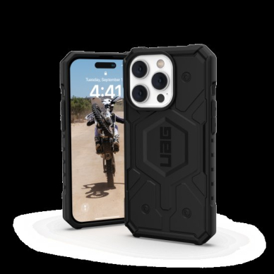 UAG Pathfinder - Apsauginis dėklas skirta iPhone 14 Pro Max, pritaikyta su MagSafe (Juodas) 1 UAG Pathfinder - Apsauginis dėklas skirta iPhone 14 Pro Max, pritaikyta su MagSafe (Juodas) 1