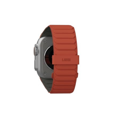 UAG Pathfinder Silicone Double-Sided Magnetic apyrankė Apple Watch 42 / 44 / 45 / 46 / 49mm - Pilkas-Orange 1 UAG Pathfinder Silicone Double-Sided Magnetic apyrankė Apple Watch 42 / 44 / 45 / 46 / 49mm - Pilkas-Orange 1