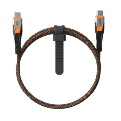 UAG SRGE USB-C USB 3.2 Gen2 kabelis 240W / 20Gbps 75 cm – oranžinis