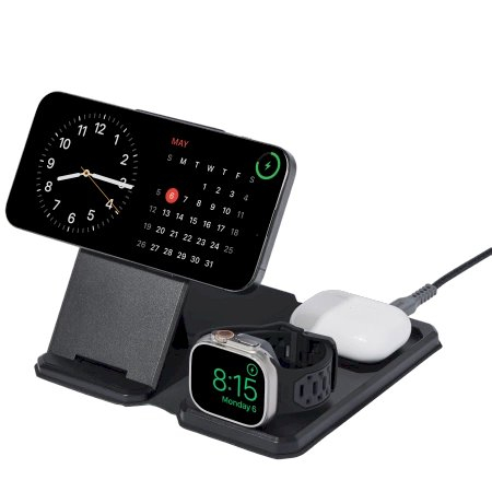 UAG 3in1 Travel Charger 15W belaidis įkroviklis su MagSafe + kabelis + dėklas – juodas 1 UAG 3in1 Travel Charger 15W belaidis įkroviklis su MagSafe + kabelis + dėklas – juodas 1