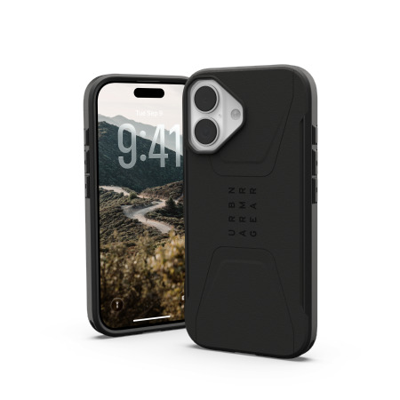 iPhone 17 UAG Civilian MagSafe dėklas – juodas