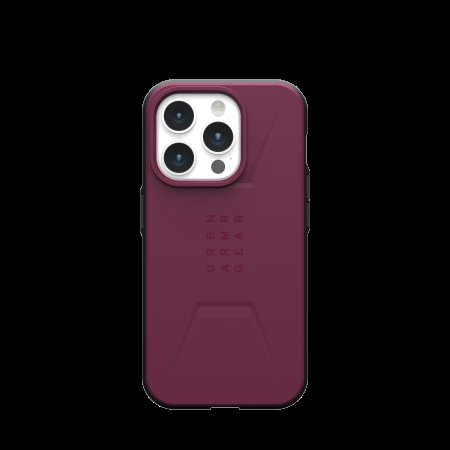 UAG Civilian Magsafe - Apsauginis dėklas skirta iPhone 15 Pro (Bordeaux) UAG Civilian Magsafe - Apsauginis dėklas skirta iPhone 15 Pro (Bordeaux)