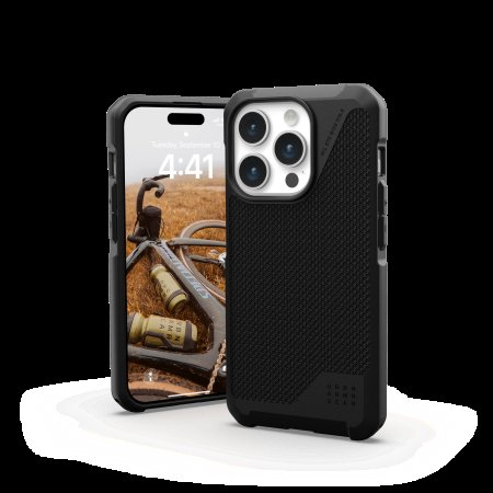 UAG Metropolis LT Magsafe - Apsauginis dėklas skirta iPhone 15 Pro (kevlar Juodas) 1 UAG Metropolis LT Magsafe - Apsauginis dėklas skirta iPhone 15 Pro (kevlar Juodas) 1