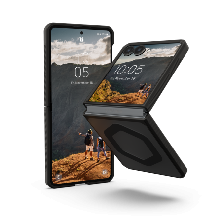 Samsung Galaxy Z Flip7 UAG Mouve dėklas su MagSafe – juodas 1