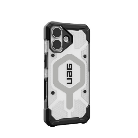 iPhone 17 UAG Pathfinder Clear MagSafe dėklas – baltai pilkas 1