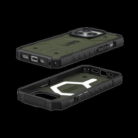 UAG Pathfinder Magsafe - Apsauginis dėklas skirta iPhone 15 Pro (olive) 2 UAG Pathfinder Magsafe - Apsauginis dėklas skirta iPhone 15 Pro (olive) 2
