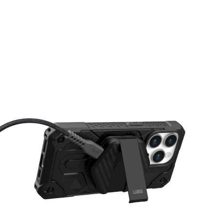 Apsauginis dėklas UAG Wireless Charger 15W wireless charger with stand, compatible with MagSafe - Juodas carbon 2 Apsauginis dėklas UAG Wireless Charger 15W wireless charger with stand, compatible with MagSafe - Juodas carbon 2