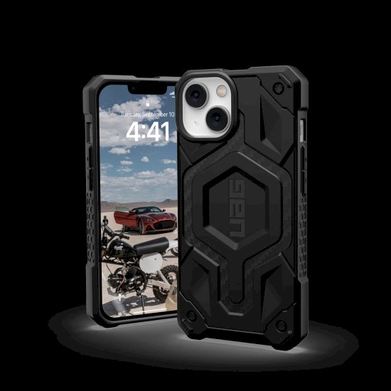 UAG Monarch - Apsauginis dėklas skirta iPhone 14 Plus pritaikyta su MagSafe (carbon fiber) 1 UAG Monarch - Apsauginis dėklas skirta iPhone 14 Plus pritaikyta su MagSafe (carbon fiber) 1