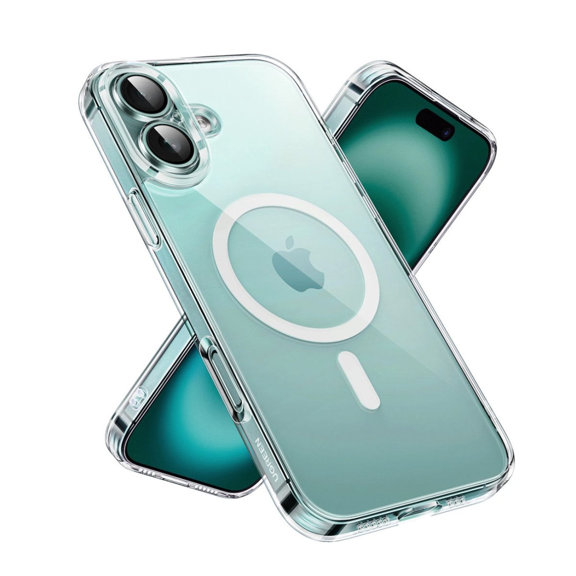 iPhone 16 Plus Ugreen Classy Clear Magnetic dėklas su MagSafe - skaidrus 1 iPhone 16 Plus Ugreen Classy Clear Magnetic dėklas su MagSafe - skaidrus 1