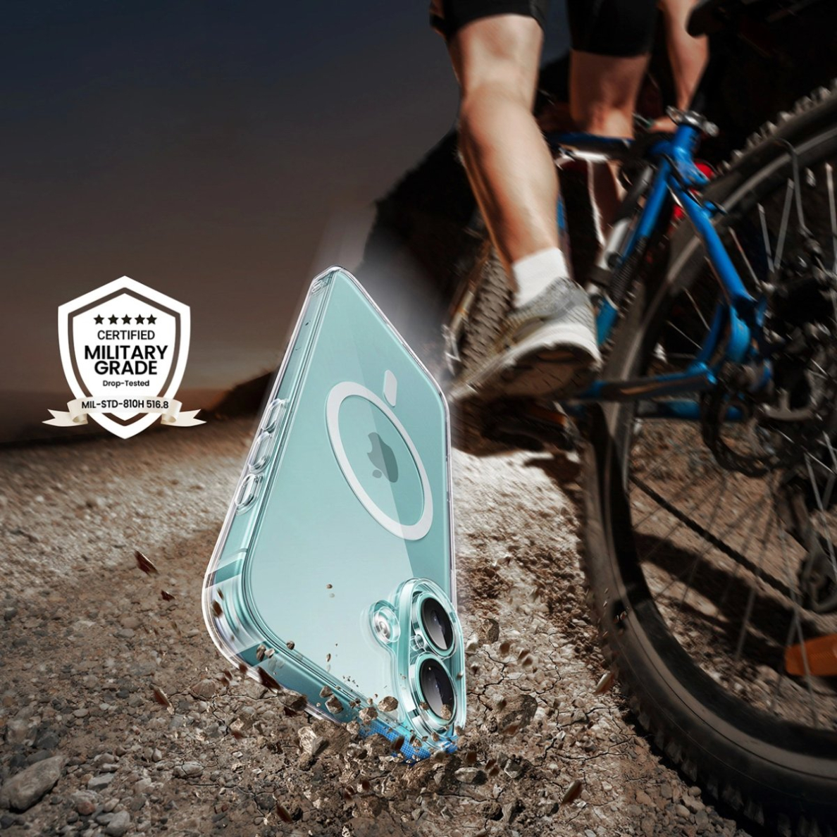 iPhone 16 Plus Ugreen Classy Clear Magnetic dėklas su MagSafe - skaidrus 4