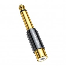 Audio adapteris Ugreen 6.35mm jack (male) to RCA (female) Auksinis (AV169 80731)