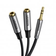 Kabelis Ugreen AUX 3.5mm mini jack extension cord cable 0,2m (AV191 50253)