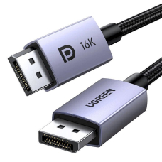 Ugreen DP118 DisplayPort 2.1 kabelis 2 m – pilkas