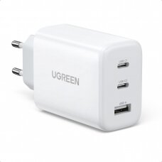 Ugreen fast wall charger 2x USB Type C / USB 65W PD3.0, QC3.0 / 4.0 + white (CD275)