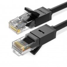 Kabelis Ugreen flat LAN Ethernet Cat. 6 2m Juodas (NW102)