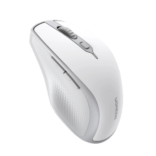 Ugreen MU101 Ergonominė belaidė pelė Bluetooth / 2.4 GHz – balta