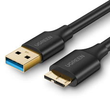 Ugreen US130 10840 Kabelis USB-A 3.0 – micro USB-B 0.5 m – juodas