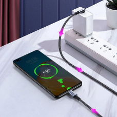 Ugreen US334 Kabelis USB-C 2.0 (kampinis) / USB-C 2.0 (tiesus) 100W PD 1 m – juodas
