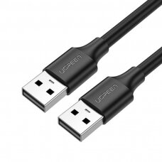 USB Kabelis Ugreen 2.0 (male) - USB 2.0 (male) cable 2 m Juodas (US128 10311)