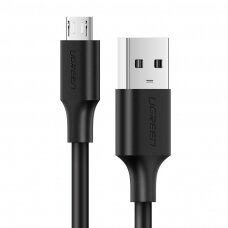 USB Kabelis Ugreen - micro USB kabelis 2A 1m juodas (60136)