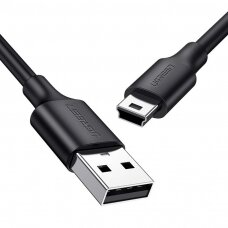 USB Kabelis Ugreen - mini USB cable 480 Mbps 1 m Juodas (US132 10355)
