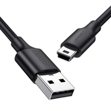 USB Kabelis Ugreen - mini USB cable 480 Mbps 2 m Juodas (US132 30472)