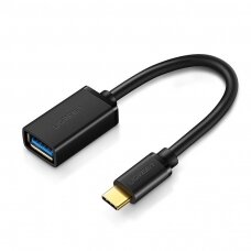 USB Kabelis Ugreen to USB Type C 3.0 OTG adapter kabelis juodas (30701)