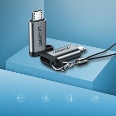 Adapteris Ugreen USB Type C -micro USB Pilkas (50590)