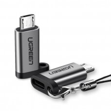 Adapteris Ugreen USB Type C -micro USB Pilkas (50590)