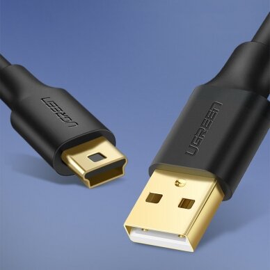 Ugreen 5 pin gold-plated USB cable - mini USB 0.5m black (US132) 17