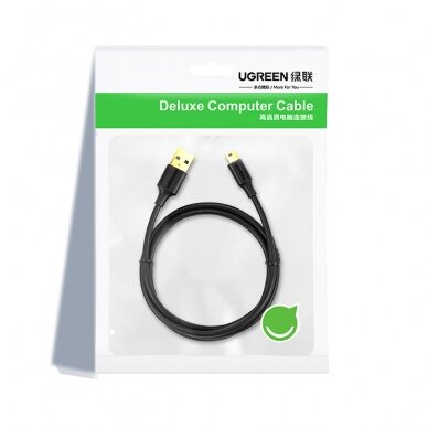 Ugreen 5 pin gold-plated USB cable - mini USB 0.5m black (US132) 4