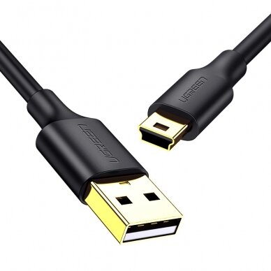 Ugreen 5 pin gold-plated USB cable - mini USB 0.5m black (US132) 9