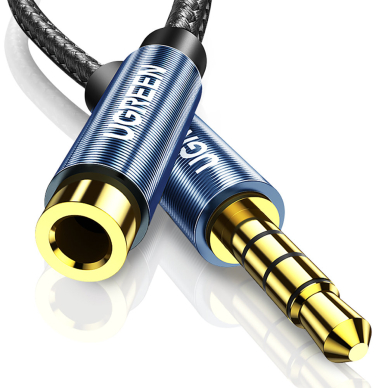 Audio adapteris Ugreen mini jack 3.5mm 1m Mėlynas (AV118) 1