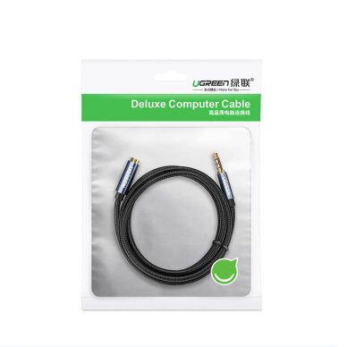 Audio adapteris Ugreen mini jack 3.5mm 1m Mėlynas (AV118) 4