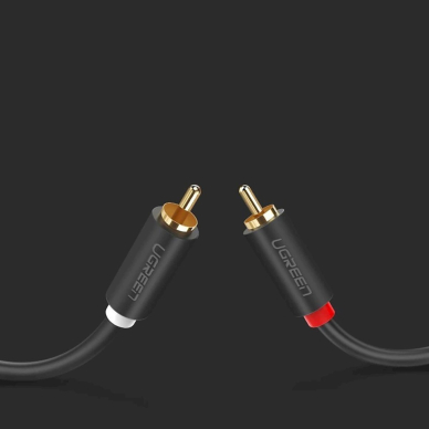 Ugreen AV104 30747 garso kabelis 2RCA (male) / 2RCA (male) 1 m – pilkas 13