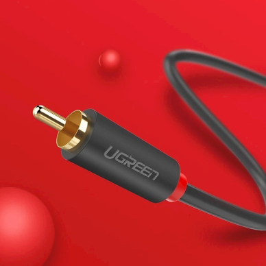 Ugreen AV104 30747 garso kabelis 2RCA (male) / 2RCA (male) 1 m – pilkas 14