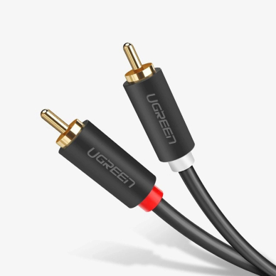 Ugreen AV104 30747 garso kabelis 2RCA (male) / 2RCA (male) 1 m – pilkas 16