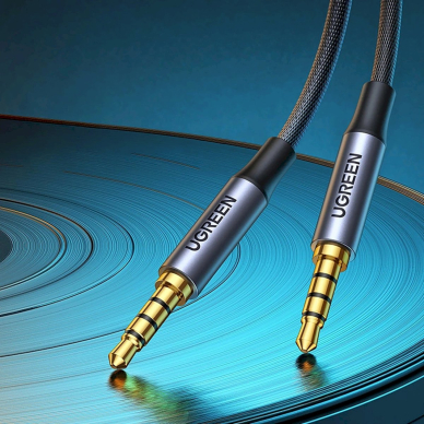 Ugreen AV183 10648 Kabelis mini jack 3.5 mm / mini jack 3.5 mm 1 m – pilkas 9