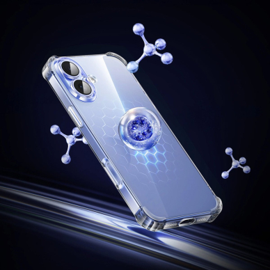 iPhone 16 Plus Ugreen Bright Cushion CA101 dėklas - skaidrus 5