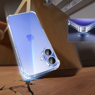 iPhone 16 Plus Ugreen Bright Cushion CA101 dėklas - skaidrus 6