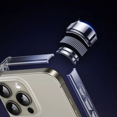 iPhone 16 Pro Ugreen Bright Cushion CA101 dėklas - skaidrus 2