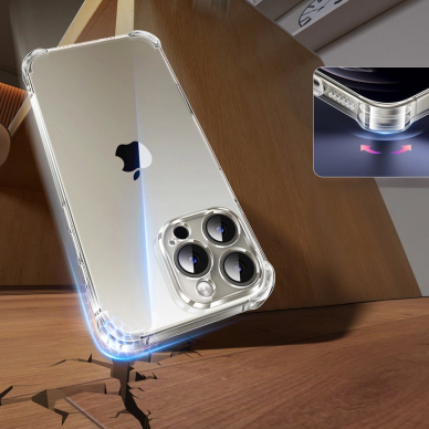 iPhone 16 Pro Ugreen Bright Cushion CA101 dėklas - skaidrus 3