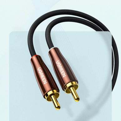 Ugreen cable audio cable 3.5 mm mini jack (male) - 2RCA (male) 2m copper (AV170) 9
