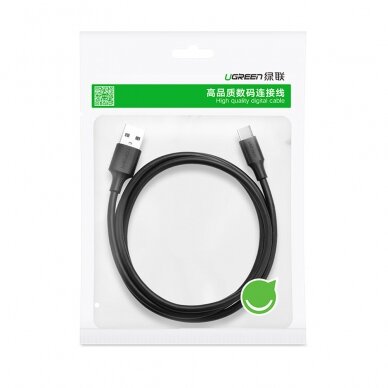 Ugreen cable USB cable - USB Type C Quick Charge 3.0 3A 0.25m black (US287 60114) 4