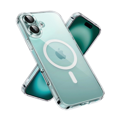 iPhone 16 Plus Ugreen Classy Clear Magnetic dėklas su MagSafe - skaidrus 1