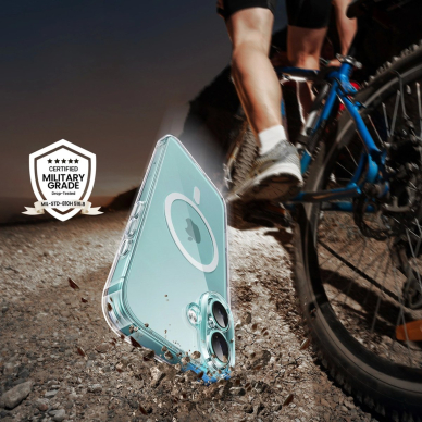 iPhone 16 Plus Ugreen Classy Clear Magnetic dėklas su MagSafe - skaidrus 4 iPhone 16 Plus Ugreen Classy Clear Magnetic dėklas su MagSafe - skaidrus 4